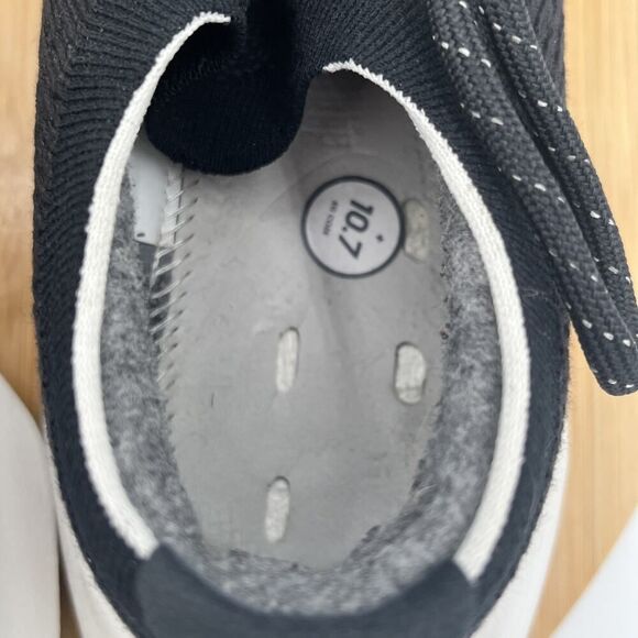 Allbirds Tree Dasher 2 Womens Shoes Size 8 Black Lace Up Sneakers NO INSOLES - Picture 6 of 10